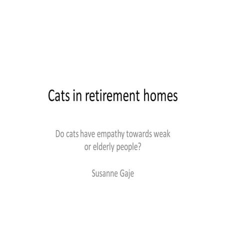 Cats in retirement homes Susanne Gaje 160425