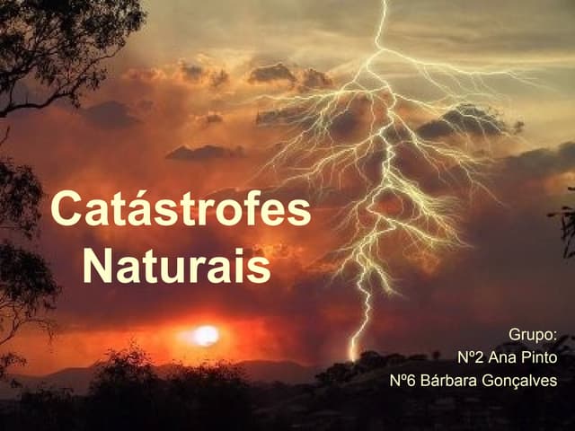 Catástrofes Naturais