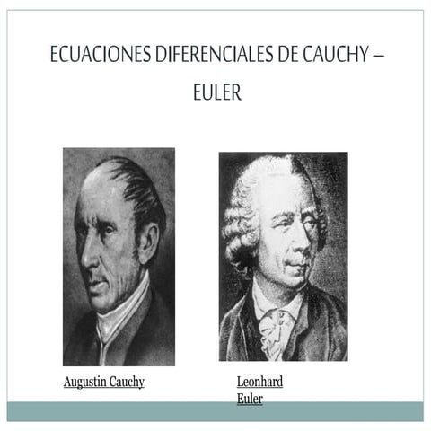 Cauchy euler