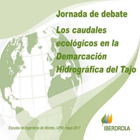 Jornada caudales ecológicos del Tajo