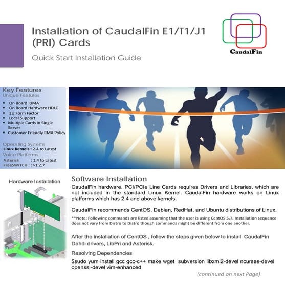 Installation of DAHDI, libpri and Asterisk 