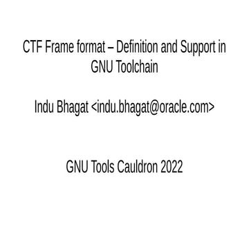 Cauldron_2022_ctf_frame at gcc cauldron 2022 in prague