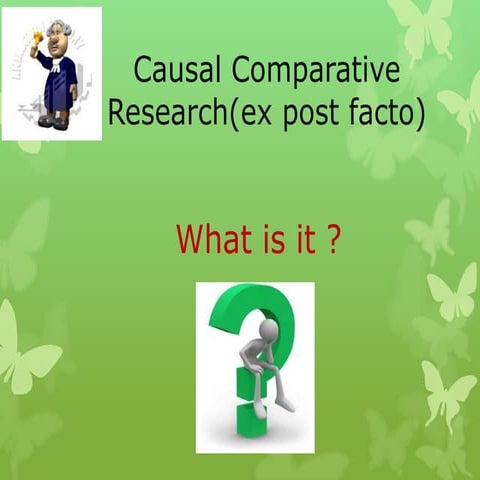 Causal comparative research ckv