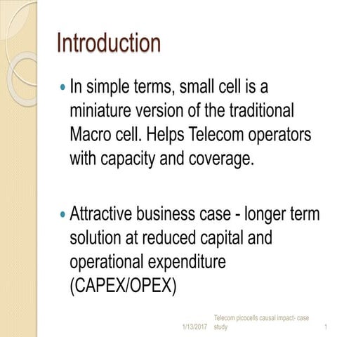 Causal impact study | PPTX