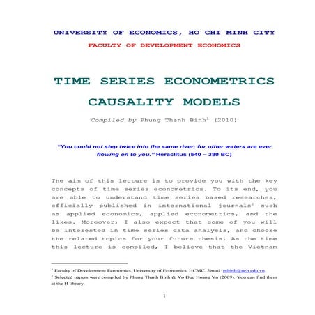 Causality models