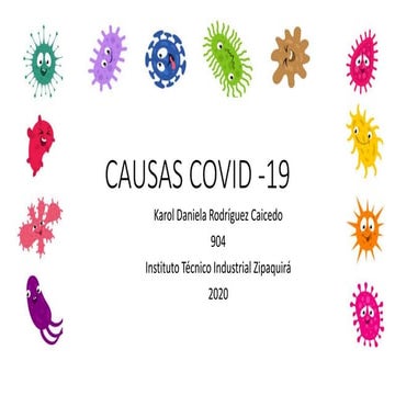 Causas covid 19