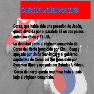 Causas De La Guerra De Corea