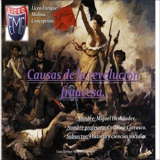 Causas de la revolucion francesaa.