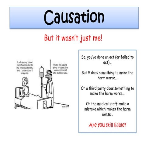 Causation 2013 14 | PPTX