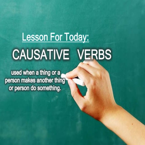 Causative verbs
