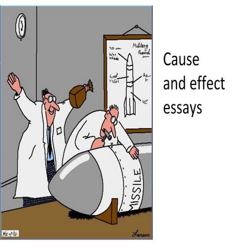 Cause and effect essays (1)