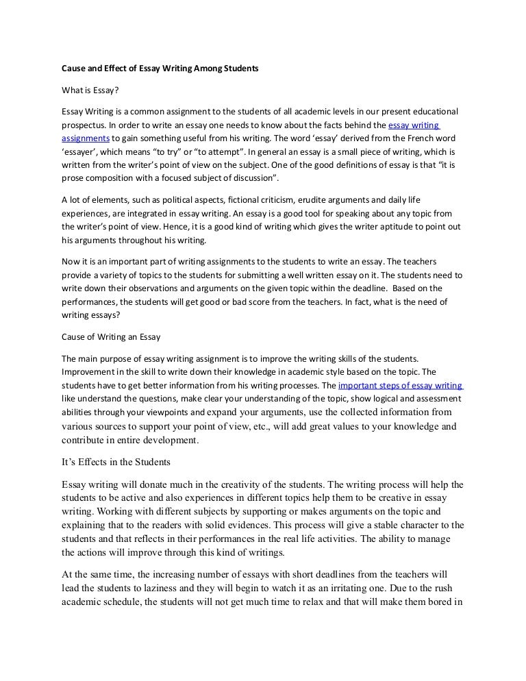 essay on students and politics