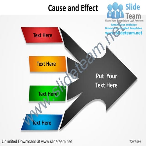 Cause and effect powerpoint slides presentation diagrams templates