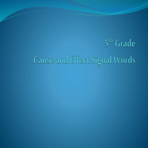 Causeand effectsignalwordpowerpoint 1