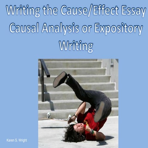 Cause effect essay2