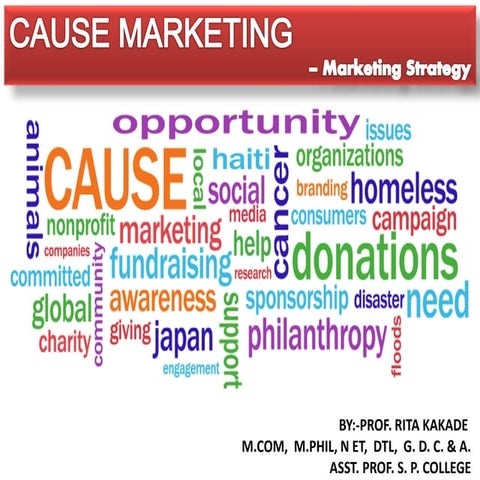 CAUSE MARKETING