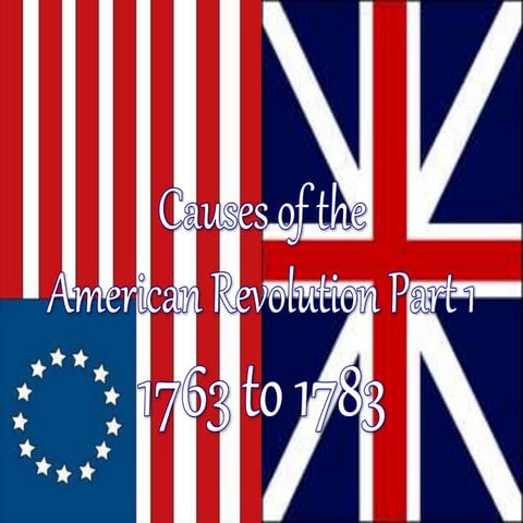 Causes of the American Revolution