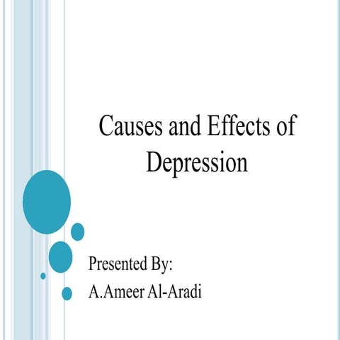 Causes and effects of depression | PPTX