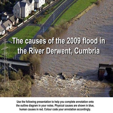 Causes of the River Derwent Flood, 2009
