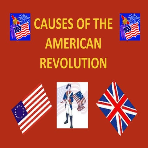 Causes of the American Revolution