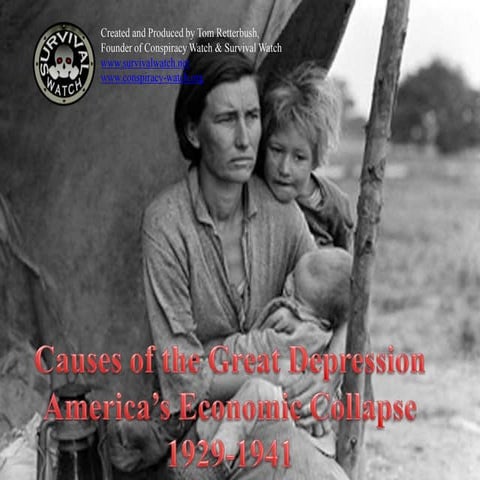 Causes of The Great Depression [slideshow]