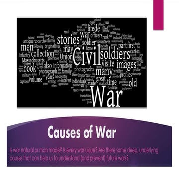 Causes of war