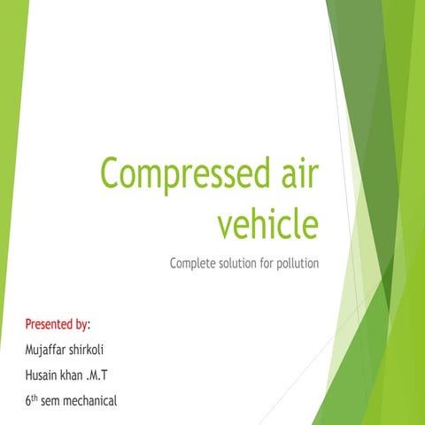 compressed air vehicle 