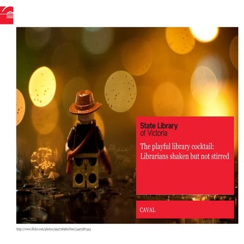 The playful library cocktail. CAVAL