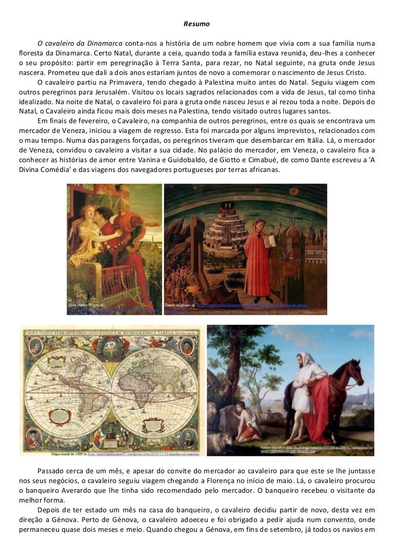 Resumo Do Livro O Cavaleiro Da Dinamarca Pdf