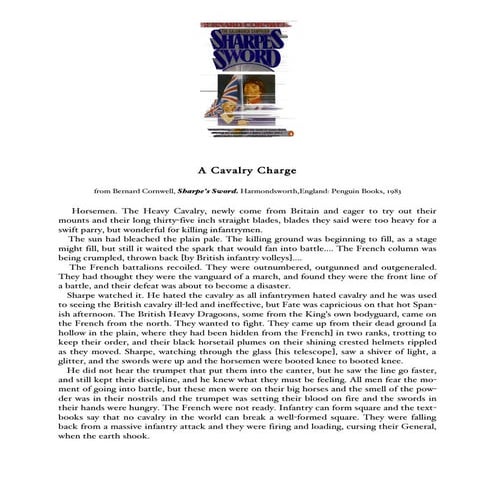 Cavalry charge | PDF