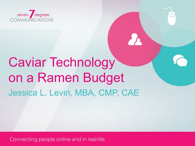 Caviar Technology on a Ramen Budget