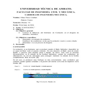 Cavitacion