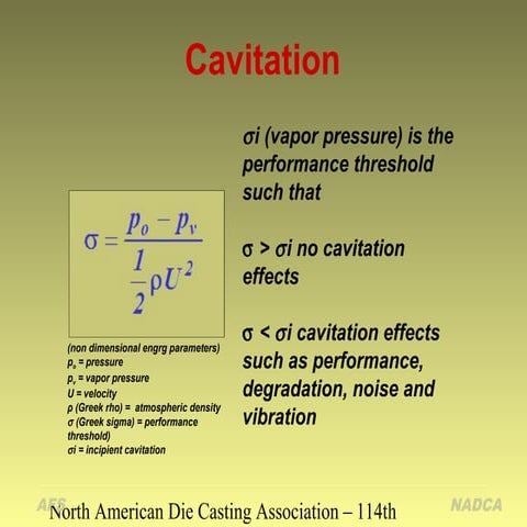 Cavitation effect