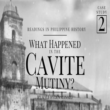 Readings in the Philippine History: What Happened in the Cavite Mutiny?