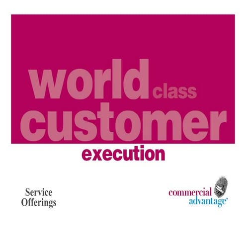 Commerical Advantage Services Brochure