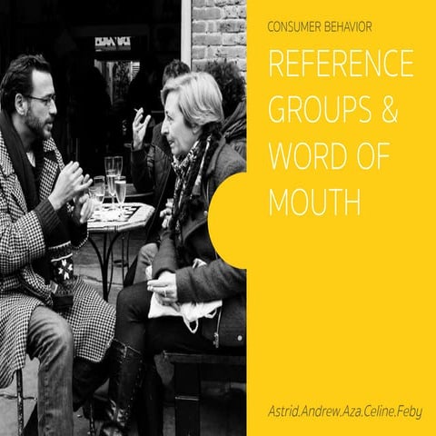 Reference Groups and Word of Mouth