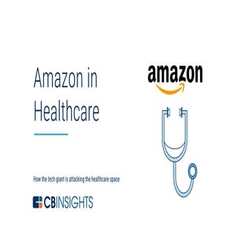Cb insights amazon-in-healthcare-briefing