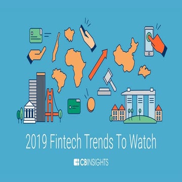 2O19 Fintech Trends To Watch 