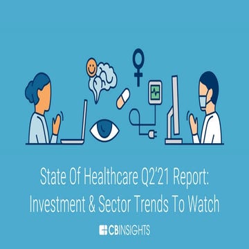 CB Insights Q2 2021 Healthcare Report