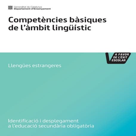 Competències bàsiques de l'ámbit lingüístic