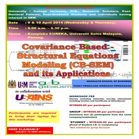 COVARIANCE BASED–STRUCTURAL EQUATIONS MODELLING (CB-SEM) AND ITS APPLICATION 