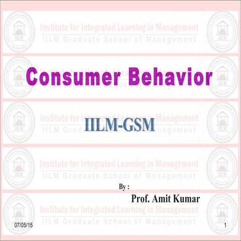 Cb unit-viii (consumer influence & diffusion of innovation)
