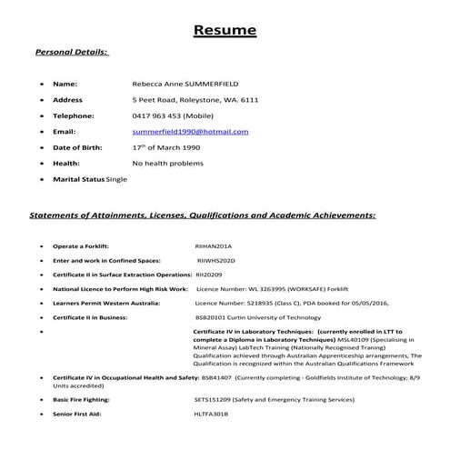 My Certificates | PDF