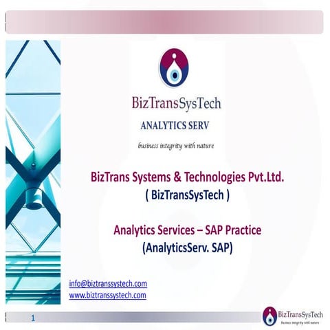 BizTrans SysTech_Analytics_Serv_SAP_v1.0