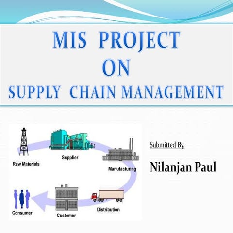 Supply Chain Management- MIS