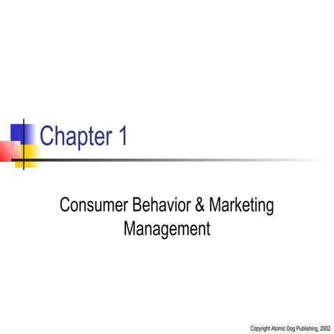 Consumer behaviour