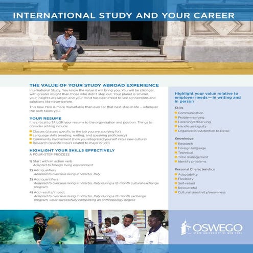 International Education and Your Career