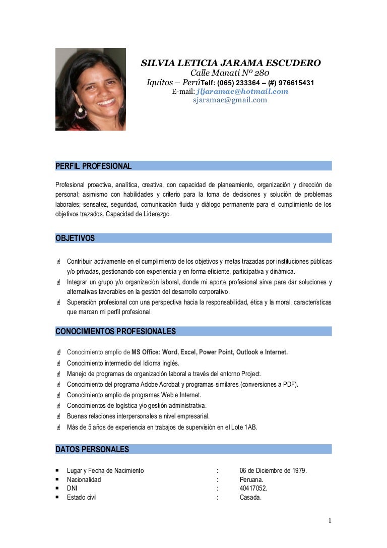 SLJE CV 2015
