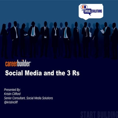 Social Media and the 3 R’s