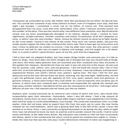 Short story modified